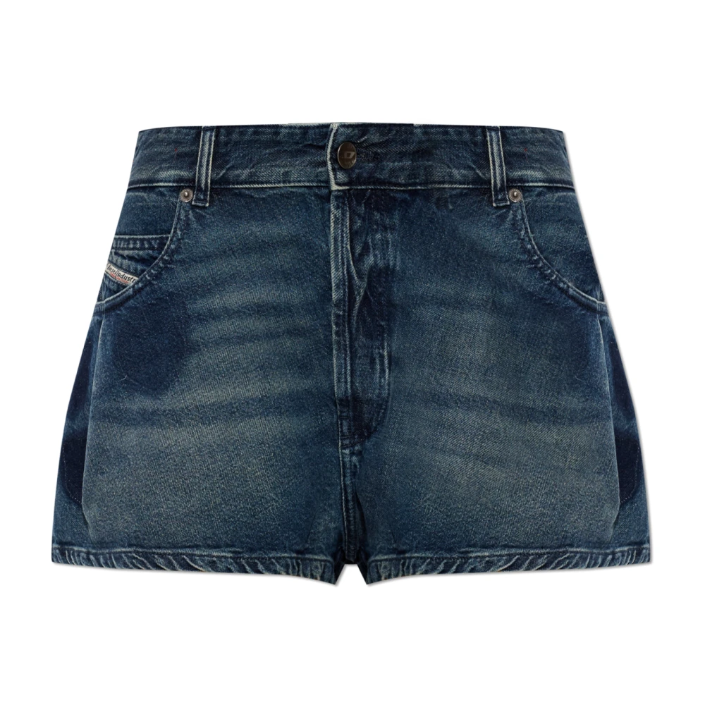 Diesel Mujer Azul Pantalones Cortos, Talla: W26