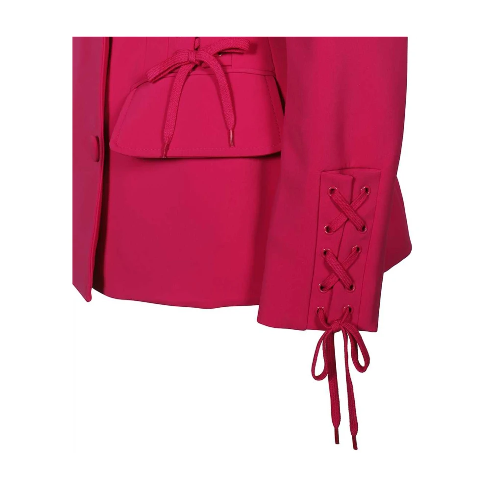 Moschino Klassieke Double Breasted Blazer Pink Dames