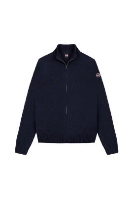 Cashmere Blend Zip Sweater