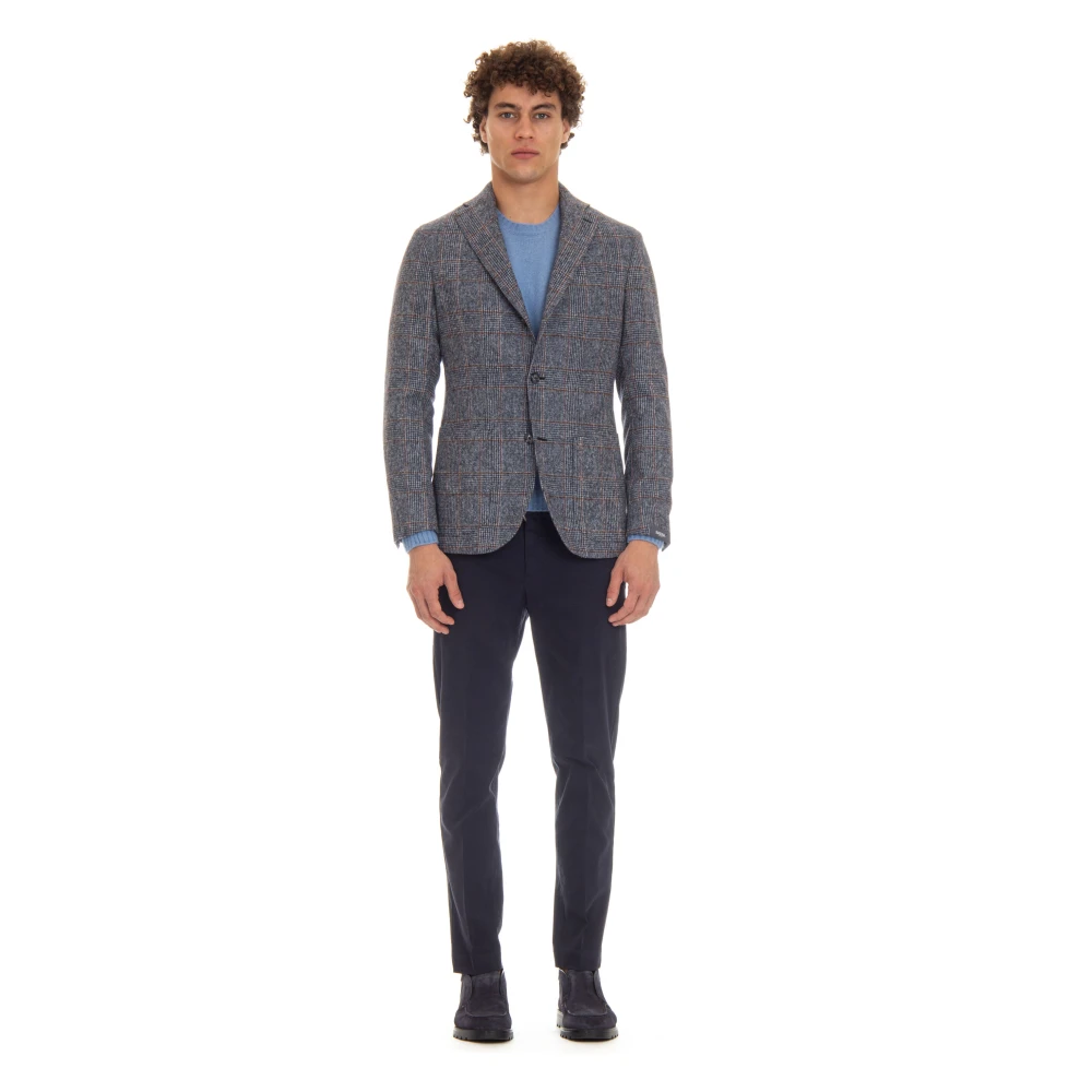 Barba MultiColour Jas Drie Knoop Stijl Multicolor Heren