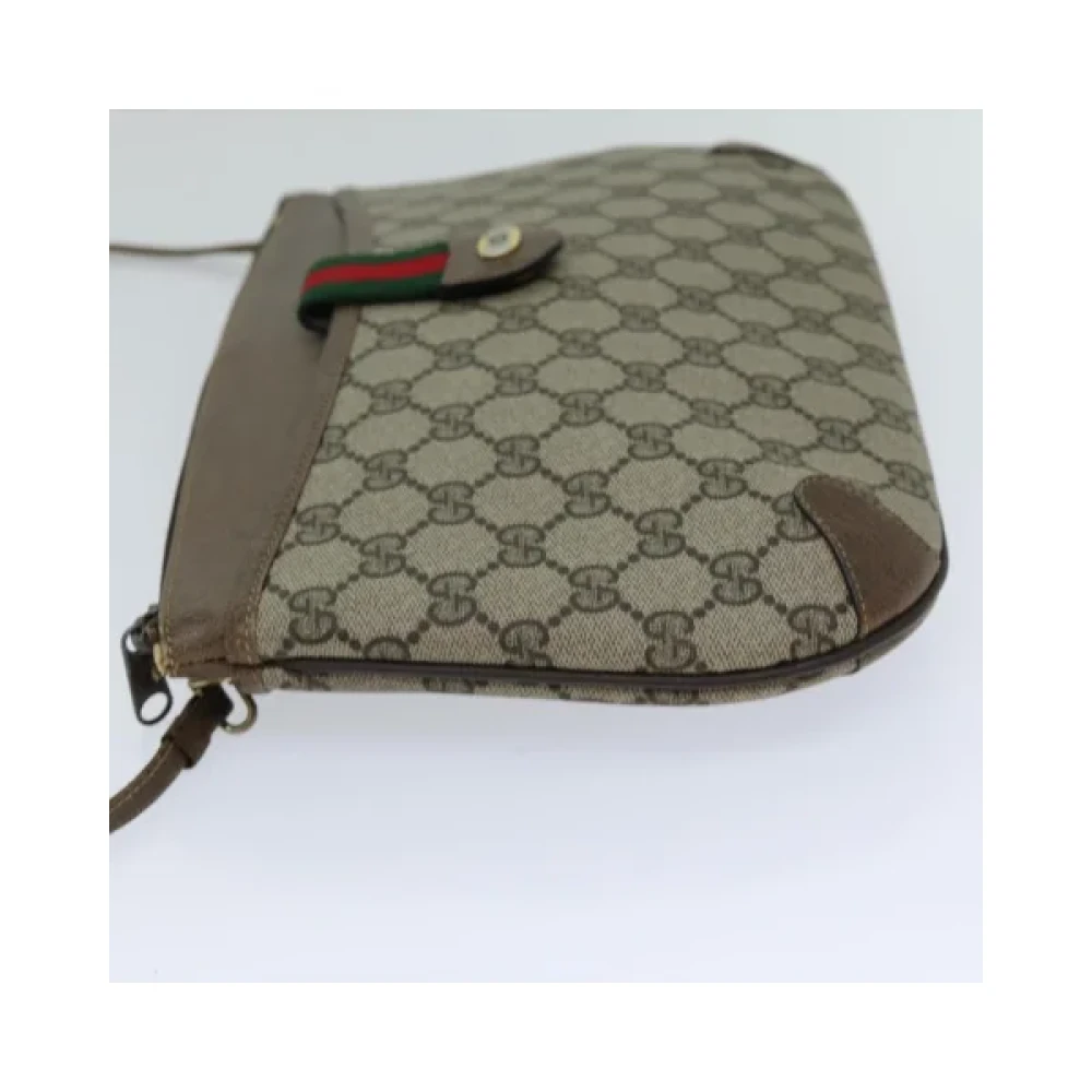 Gucci Vintage Pre-owned Canvas gucci-bags Beige Dames