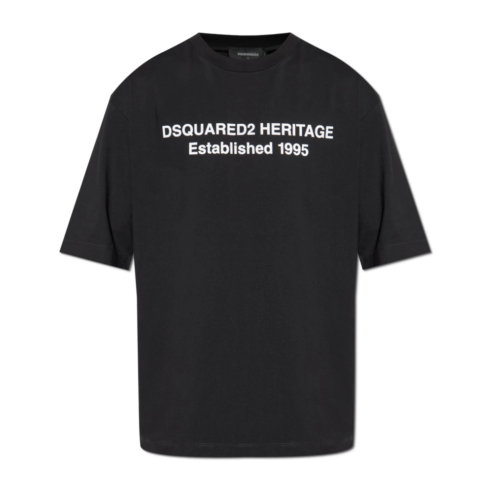 Dsquared2 Men's Black T-Shirts, M, T-Shirt With Print
