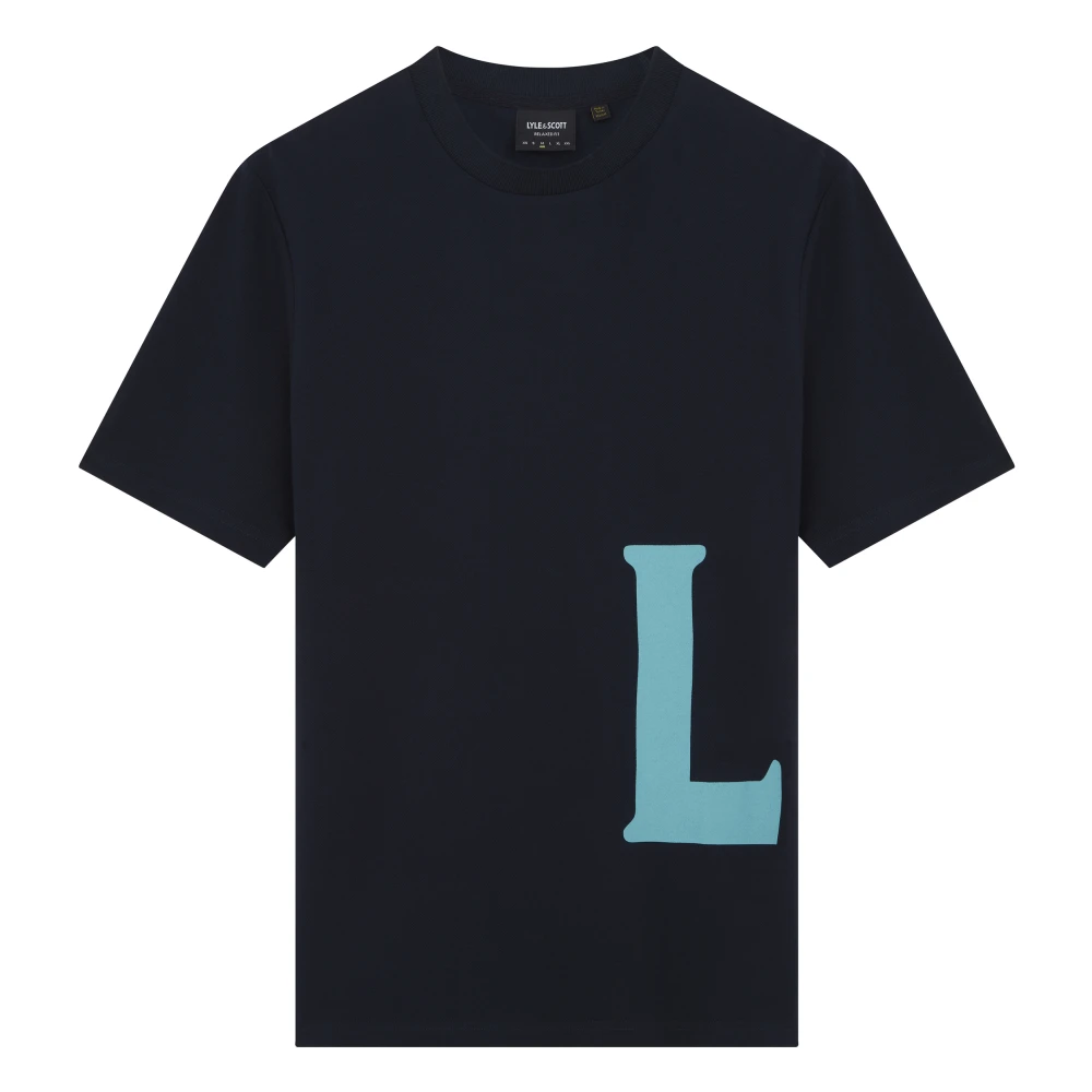 Lyle & Scott SS T-Shirt LS Model Blue Heren