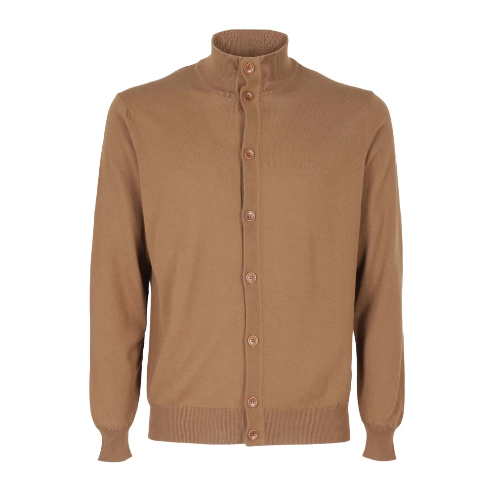 Kangra Katoen Crepe Blouson Jack Brown Heren