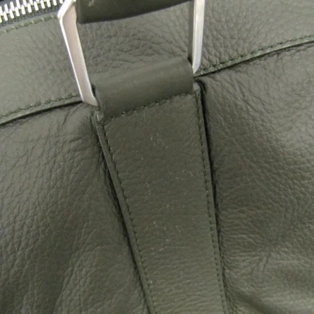 Bottega Veneta Vintage Pre-owned Leather handbags Green Dames
