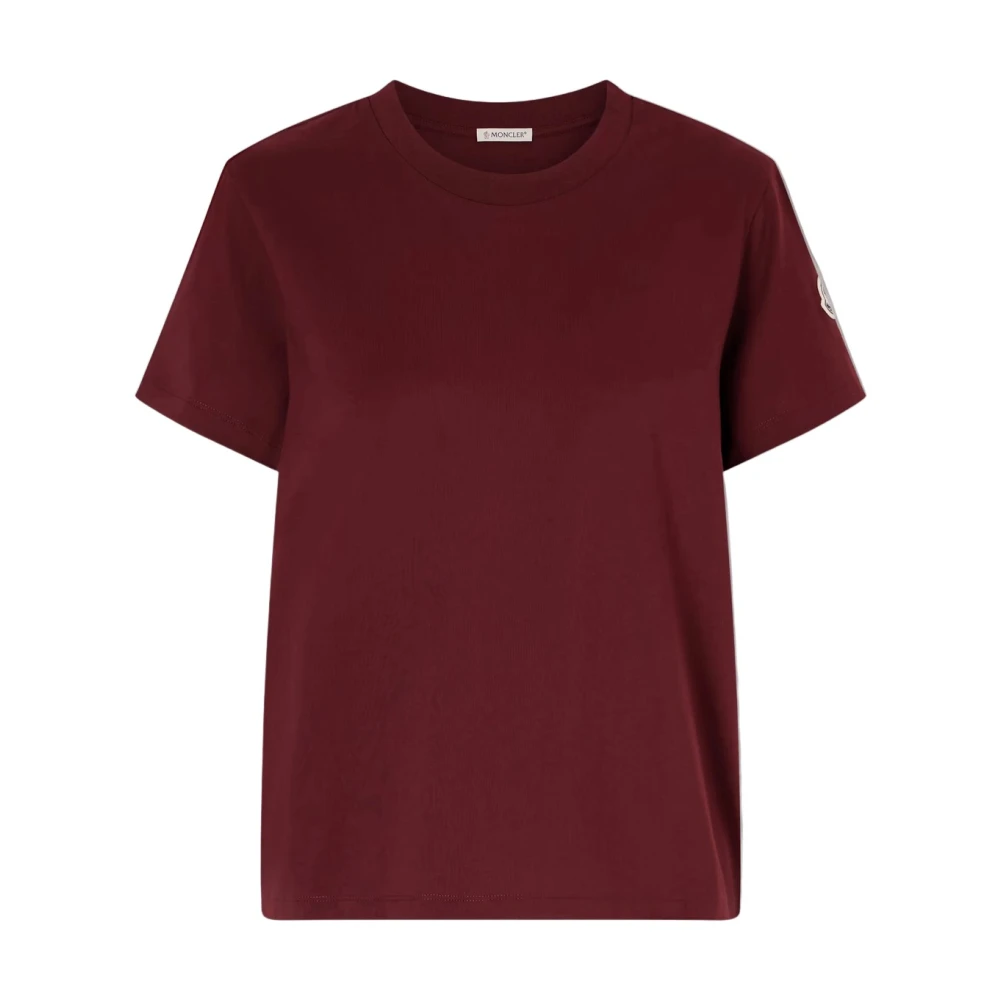 Moncler Women's Red T-Shirts, S, Timeless T-Shirt