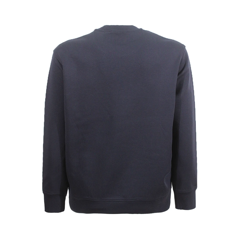 Emporio Armani Blauwe Sweater met Adelaar Logo Blue Heren