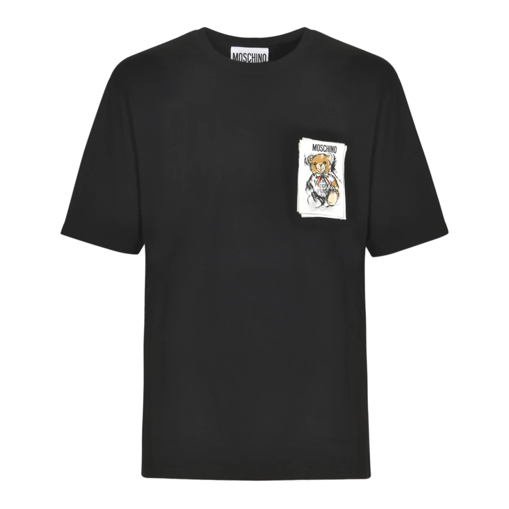 Moschino Stijlvolle T-shirts en Polos Black Heren