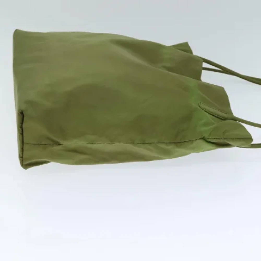 Prada Vintage Pre-owned Fabric totes Green Dames