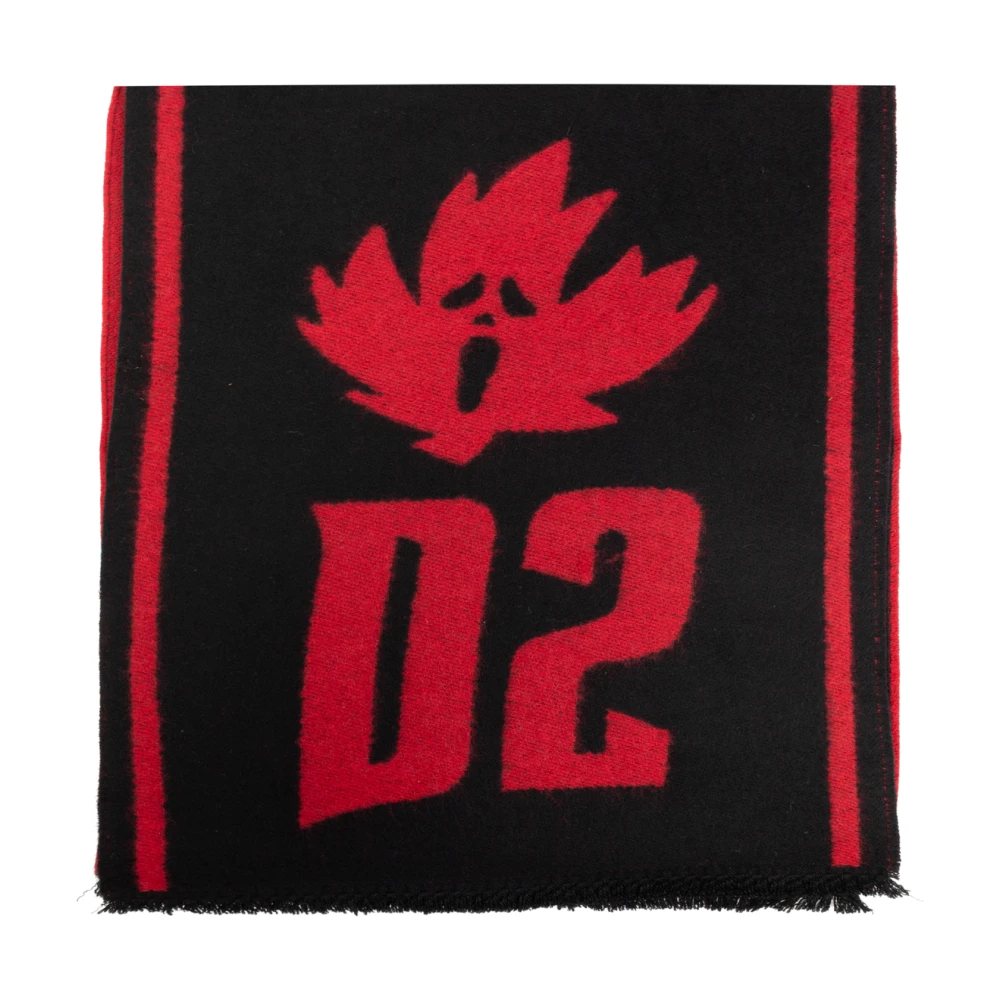 Dsquared2 Sjaal met logo Multicolor Heren