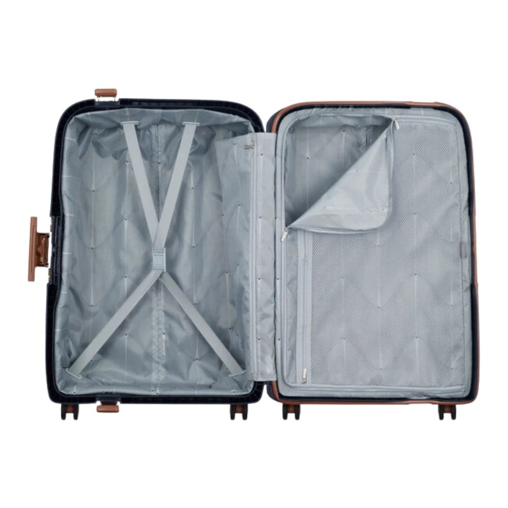 Delsey Blauwe Koffers met TSA-slot Blue Unisex
