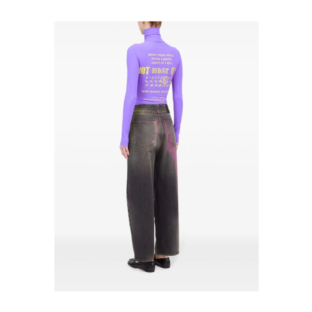 MM6 Maison Margiela 5 Zakken Broek Black Dames