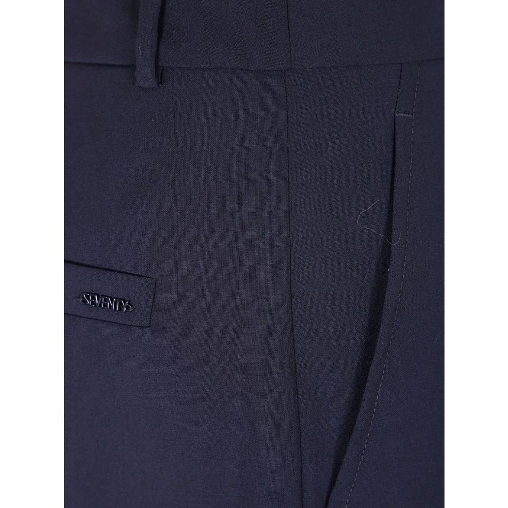 Seventy Blauwe Casual Broek Blue Dames