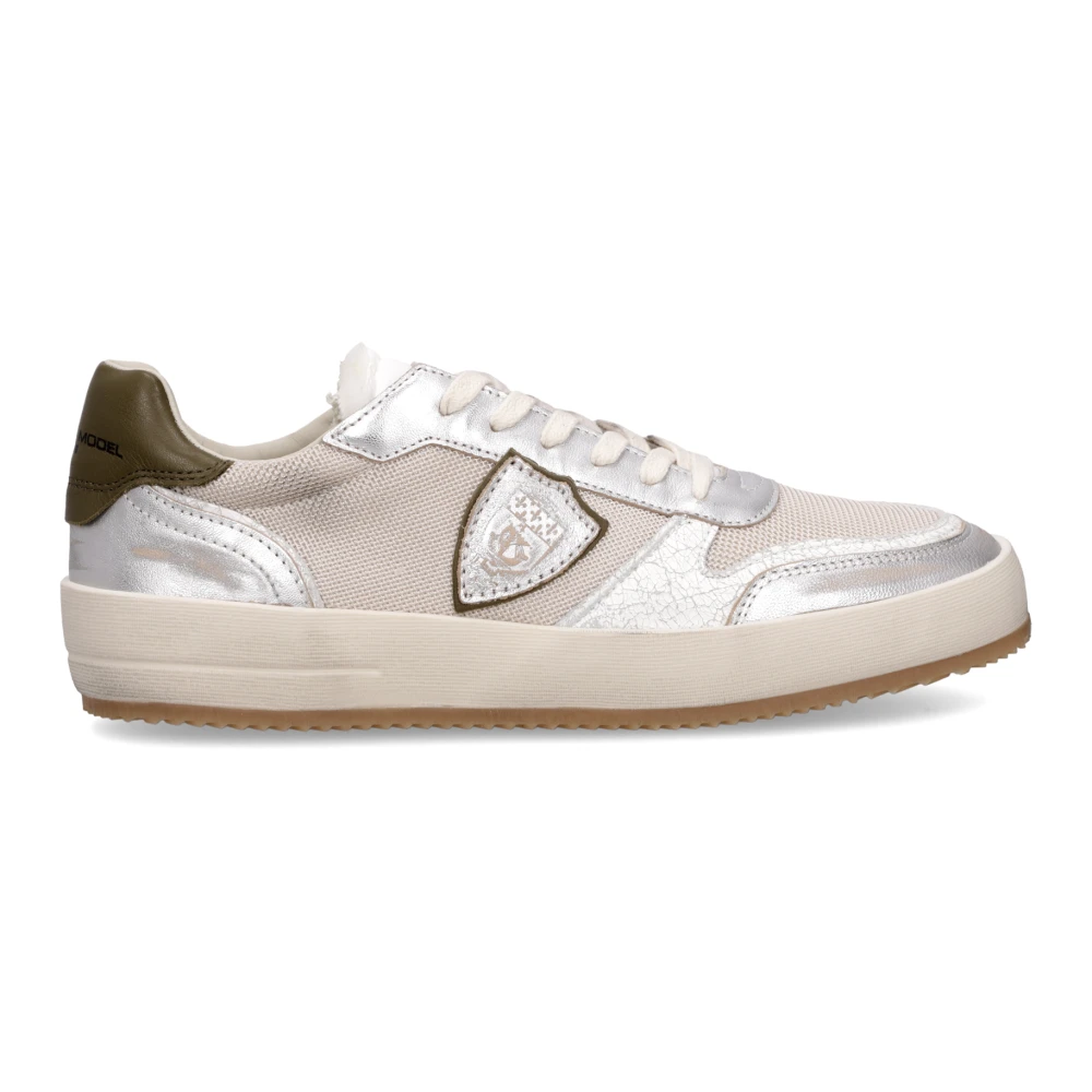 Philippe Model Men's Beige Sneakers, 9 Uk, Nice Tennis