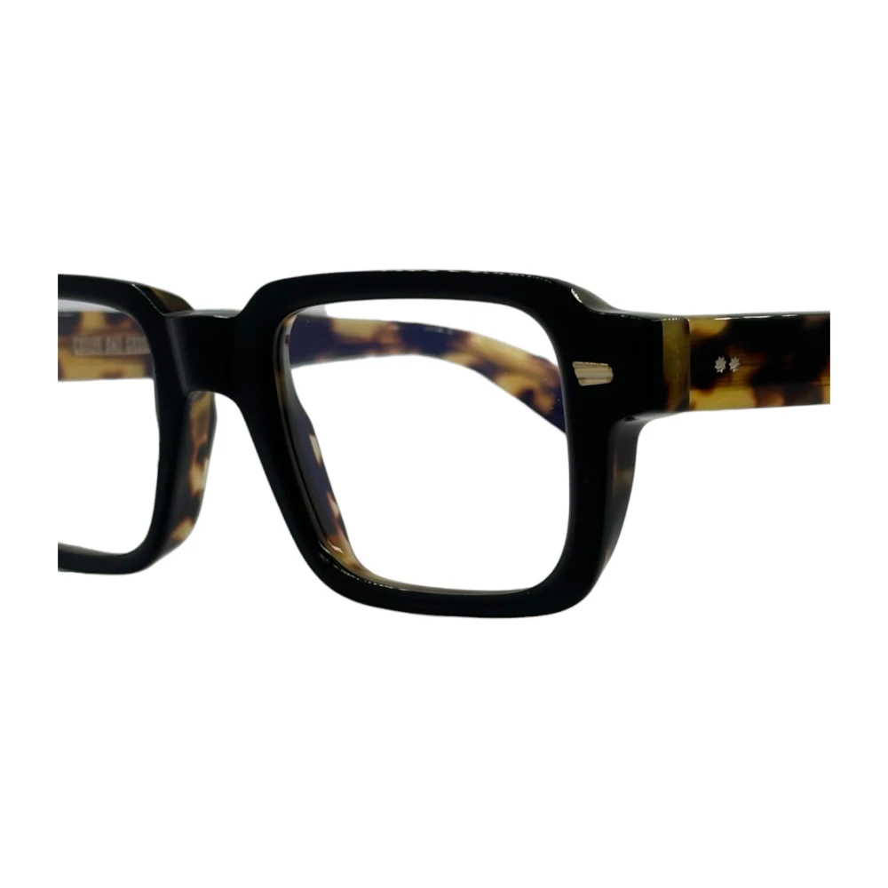 Cutler And Gross Vintage vierkante zonnebril met dierenprint Black Dames