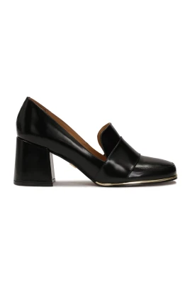 Svarta herrpumps