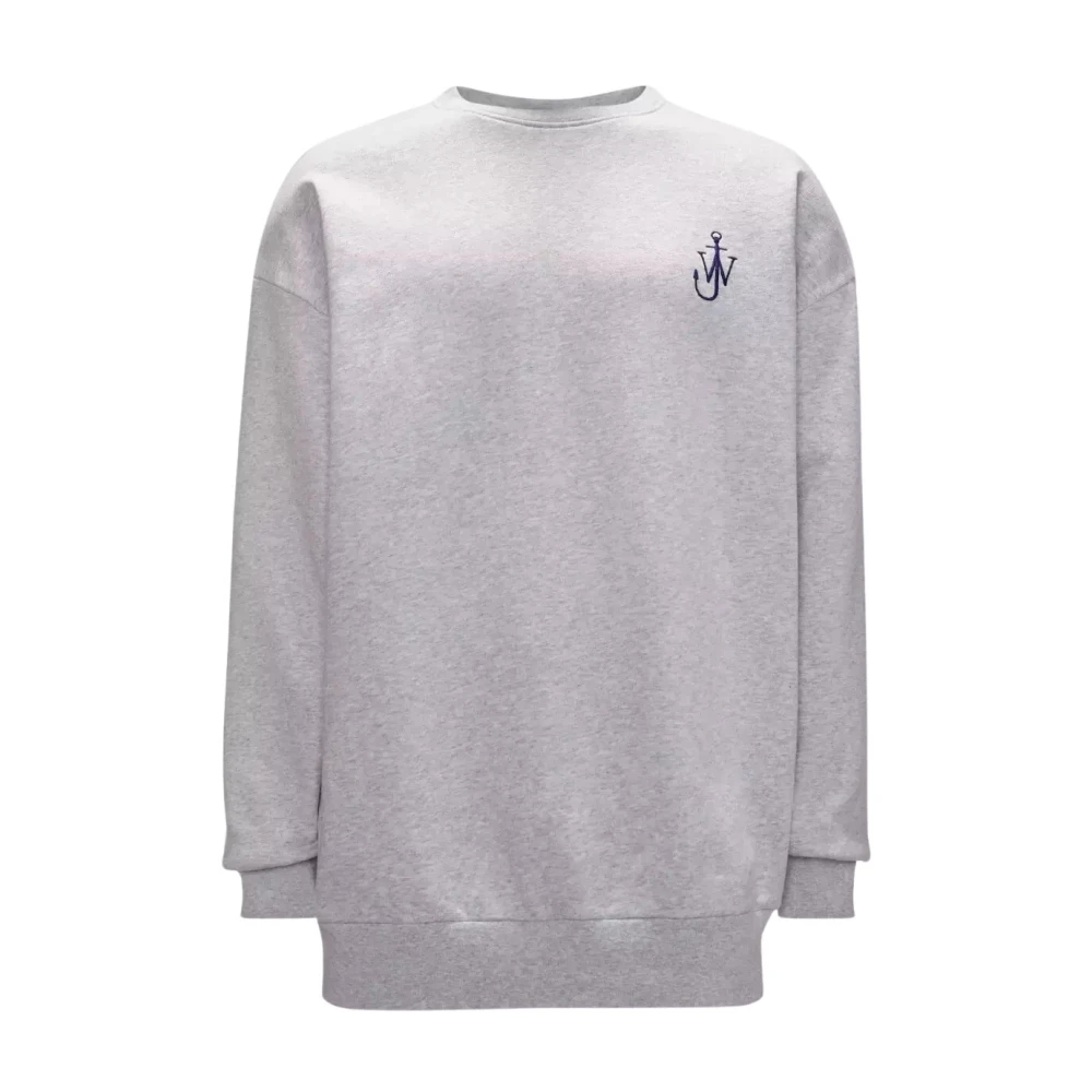 JW Anderson Grijze Katoenen Sweater Gray Heren