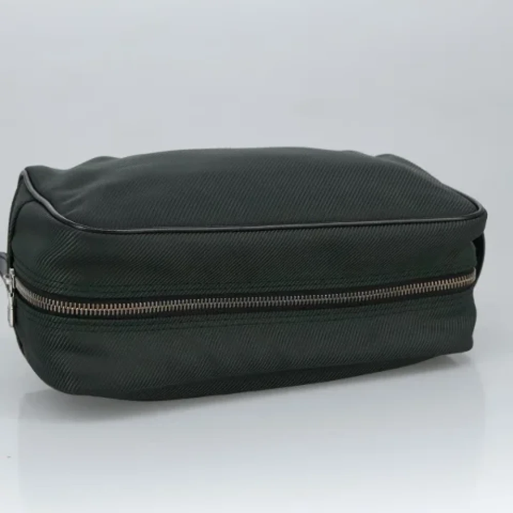 Louis Vuitton Vintage Pre-owned Leather clutches Green Dames