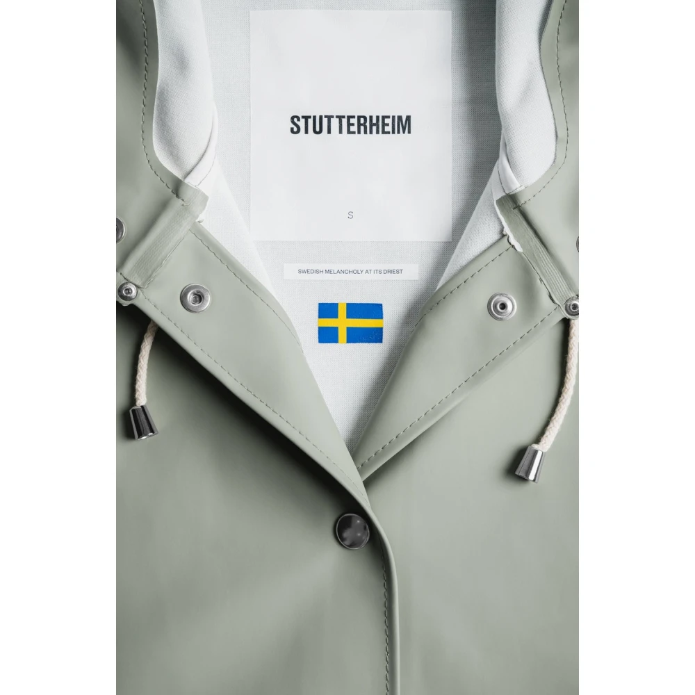 Stutterheim Stockholm Hilltop Raincoat Green Dames