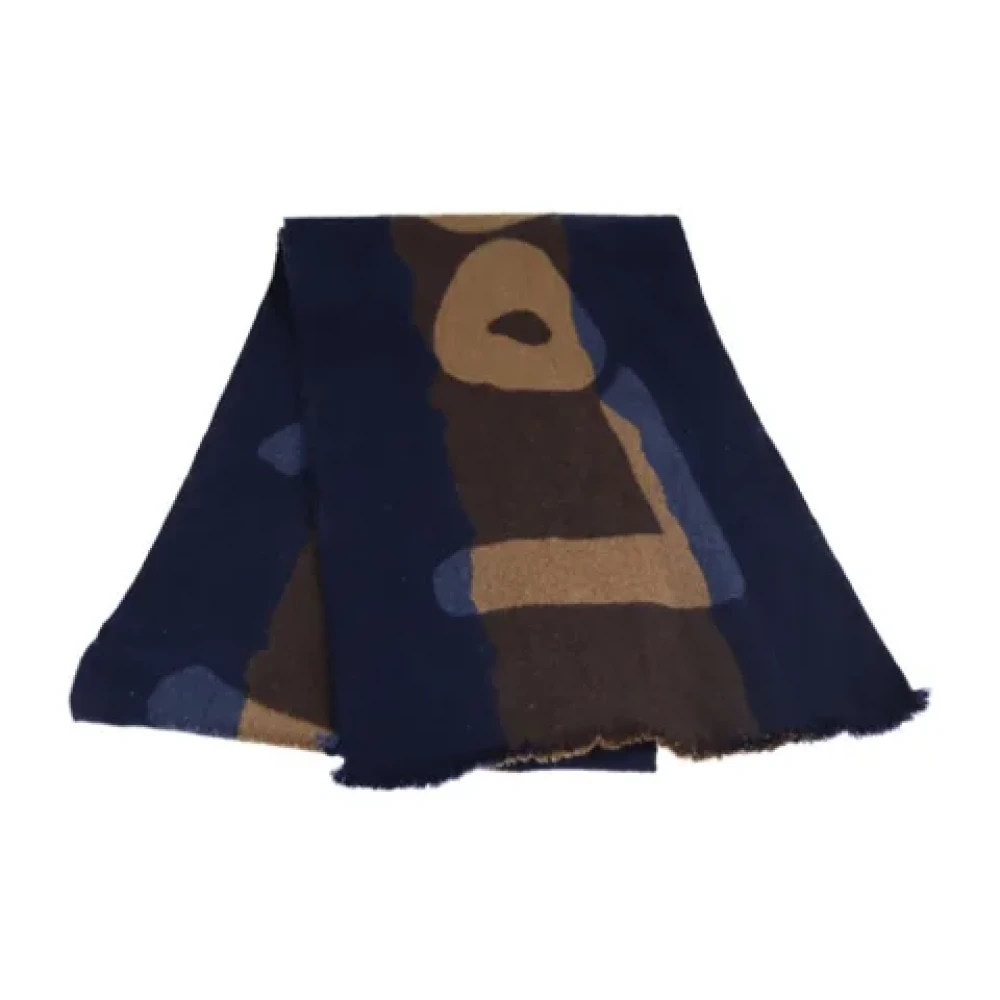 Louis Vuitton Vintage Pre-owned Fabric scarves Blue Dames
