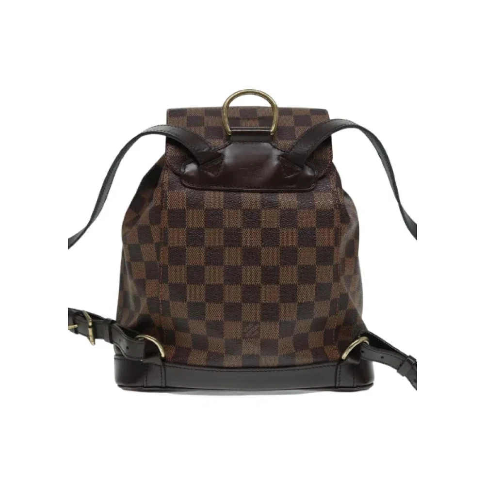 Louis Vuitton Vintage Pre-owned Canvas backpacks Brown Dames