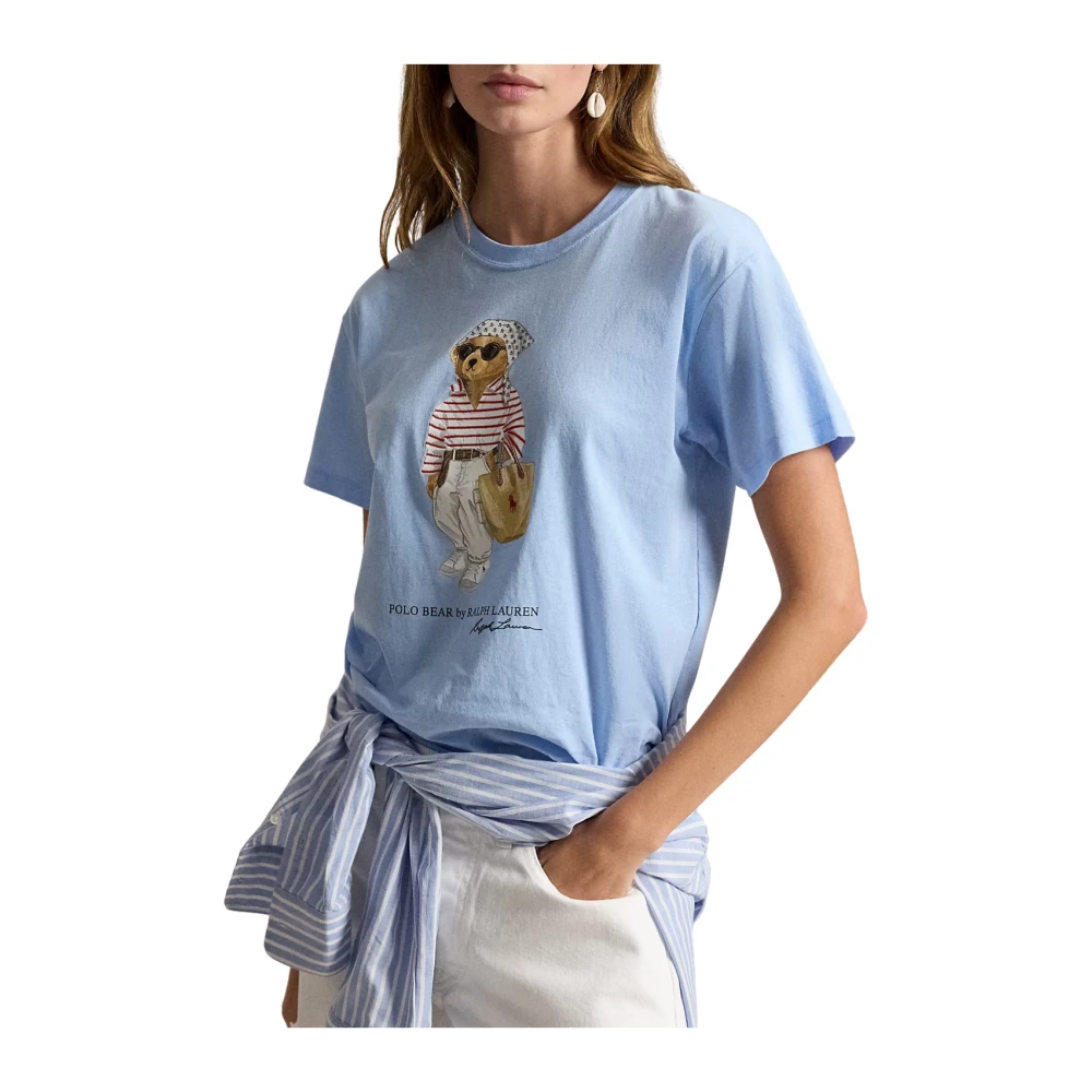 Polo Ralph Lauren Donna Blu Top, S, New,