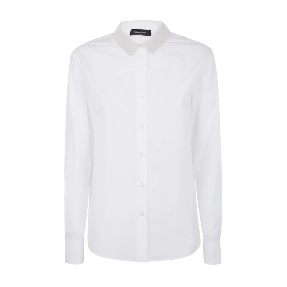 Fabiana Filippi White Shirt - Female - Shirts - M - Blouses & Shirts