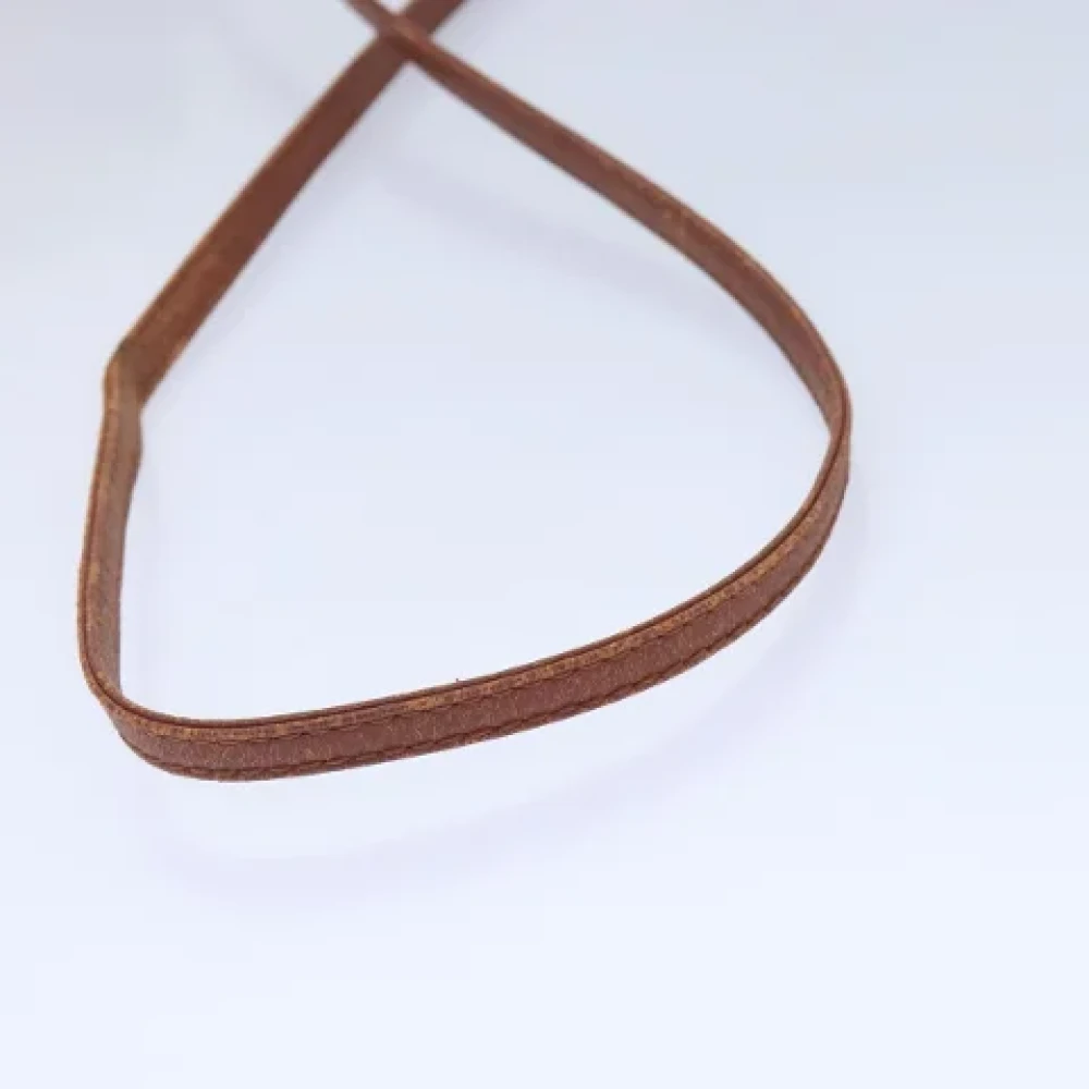 MCM Pre-owned Leather shoulder-bags Brown Dames