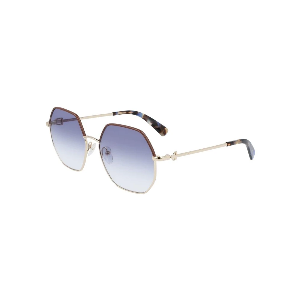 Longchamp Women's Yellow Metal Frame Sunglasses
