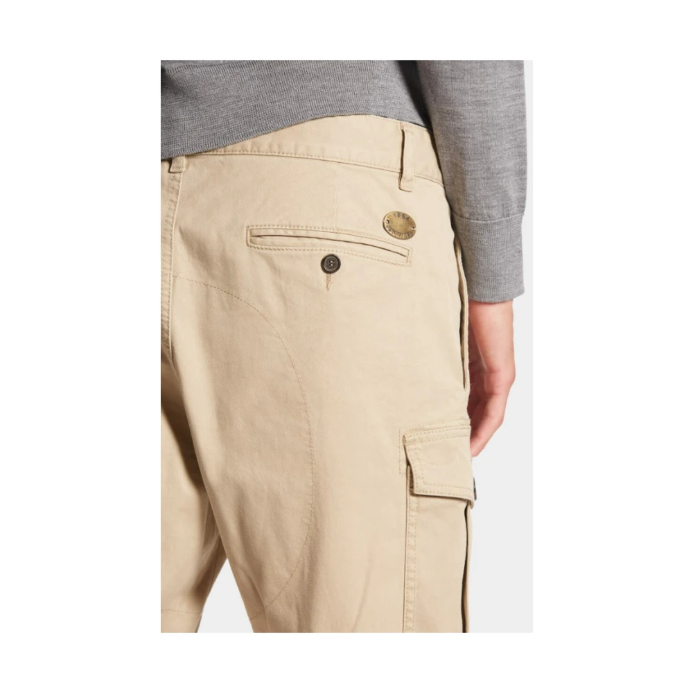 Dsquared2 Cargo Icon Broek Beige Heren