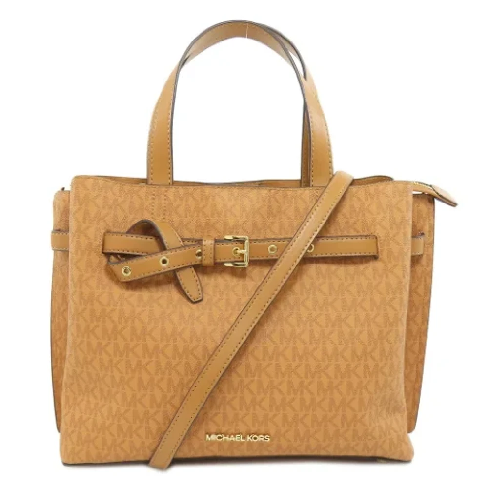 Michael Kors Pre-owned Plastic handbags Brown Dames
