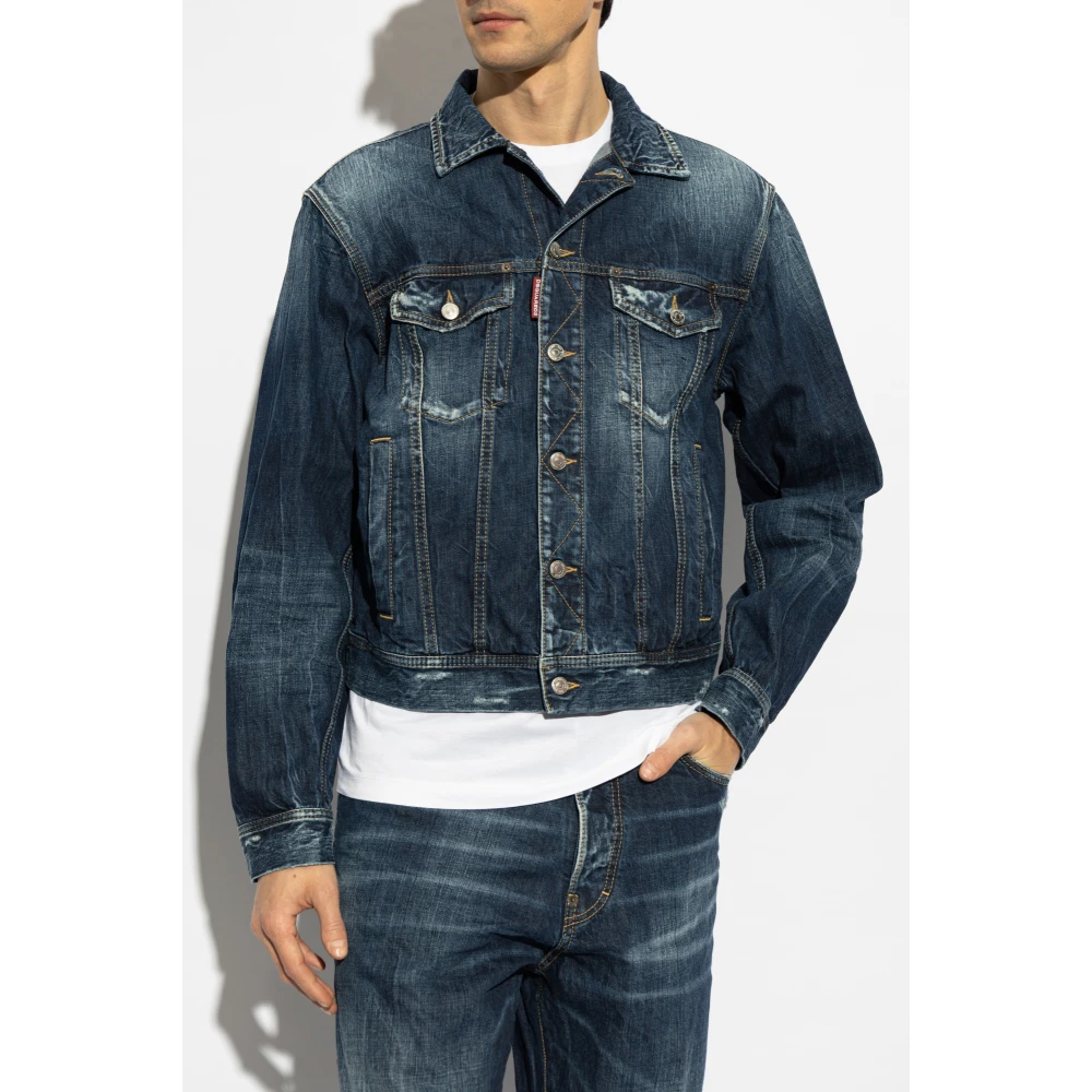 Dsquared2 Denim jas Blue Heren