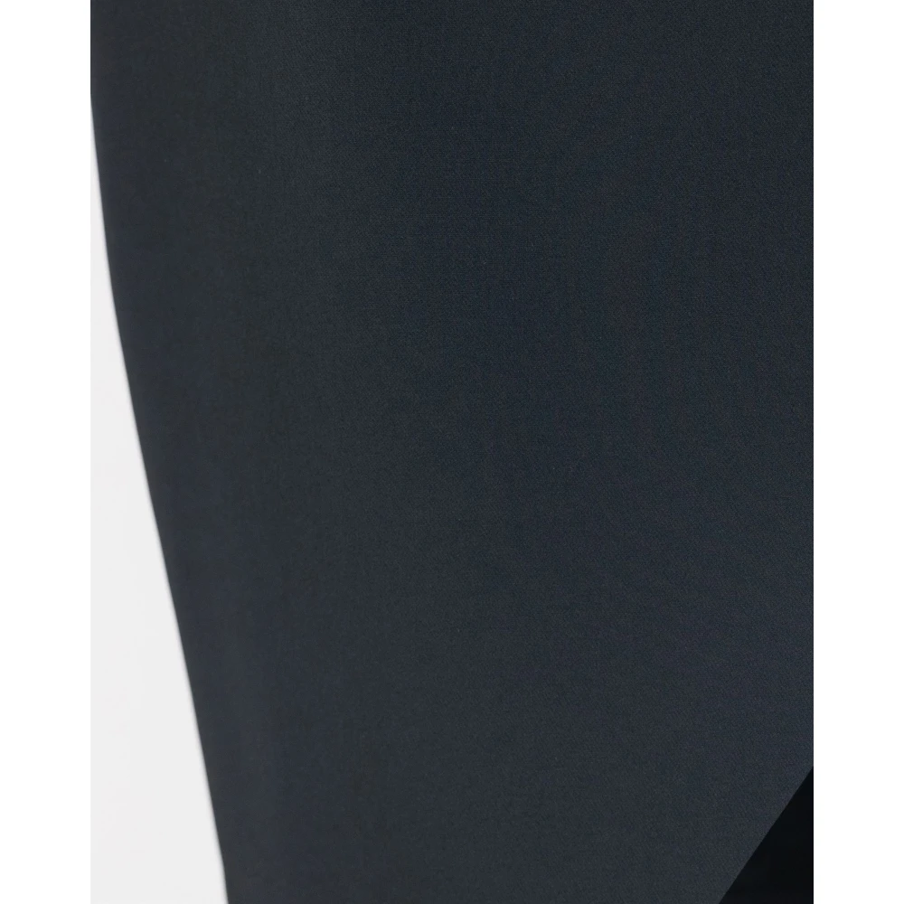 Liu Jo Zwarte Midi Tailored Rok Ritssluiting Black Dames