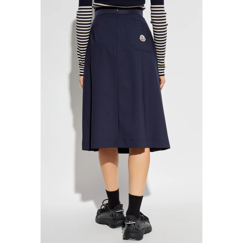 Moncler Geplooide rok Blue Dames