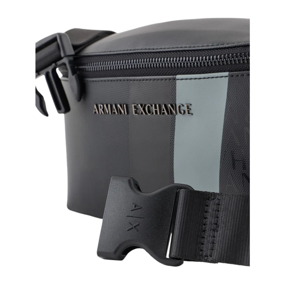 Armani Exchange Stijlvolle Marsupio Tas voor Dagelijks Gebruik Black Heren