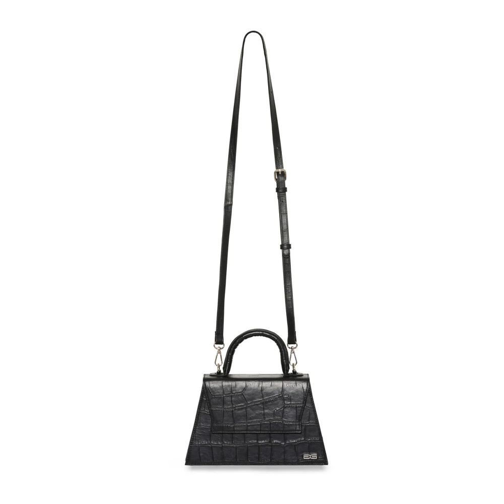 Gestuz Elegante Croco Tas Zwart Black Dames