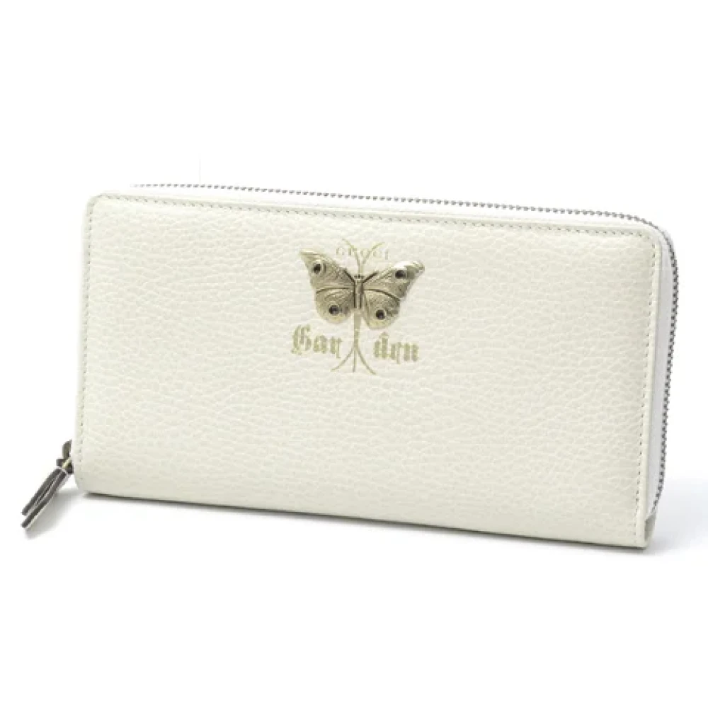 Gucci Vintage Pre-owned Leather wallets White Dames