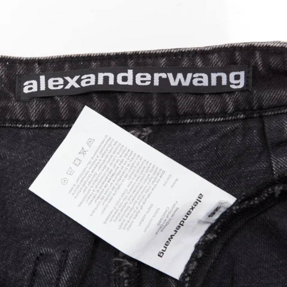 Alexander Wang Pre-owned Cotton bottoms Black Dames