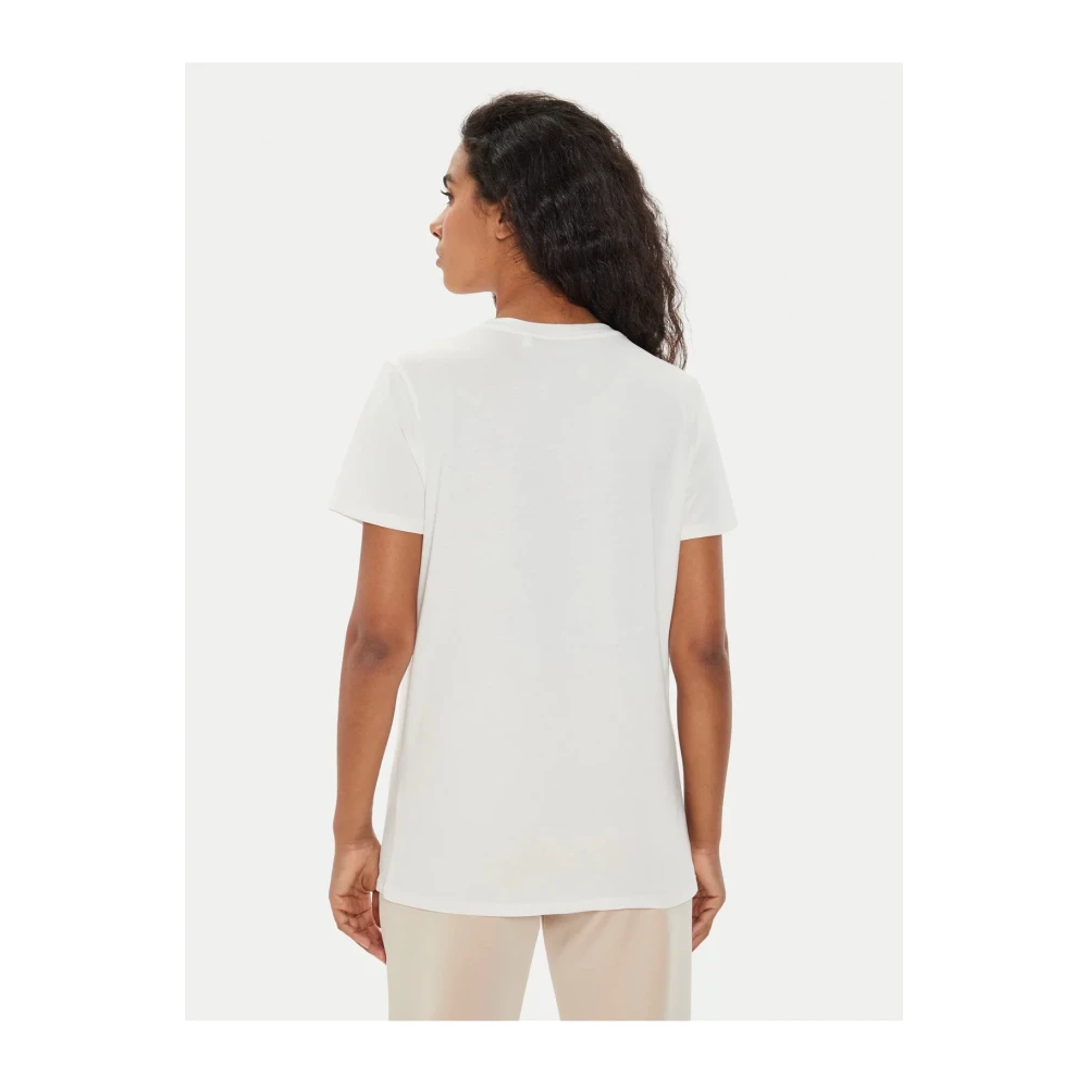 Guess Geprint T-shirt van katoen White Dames