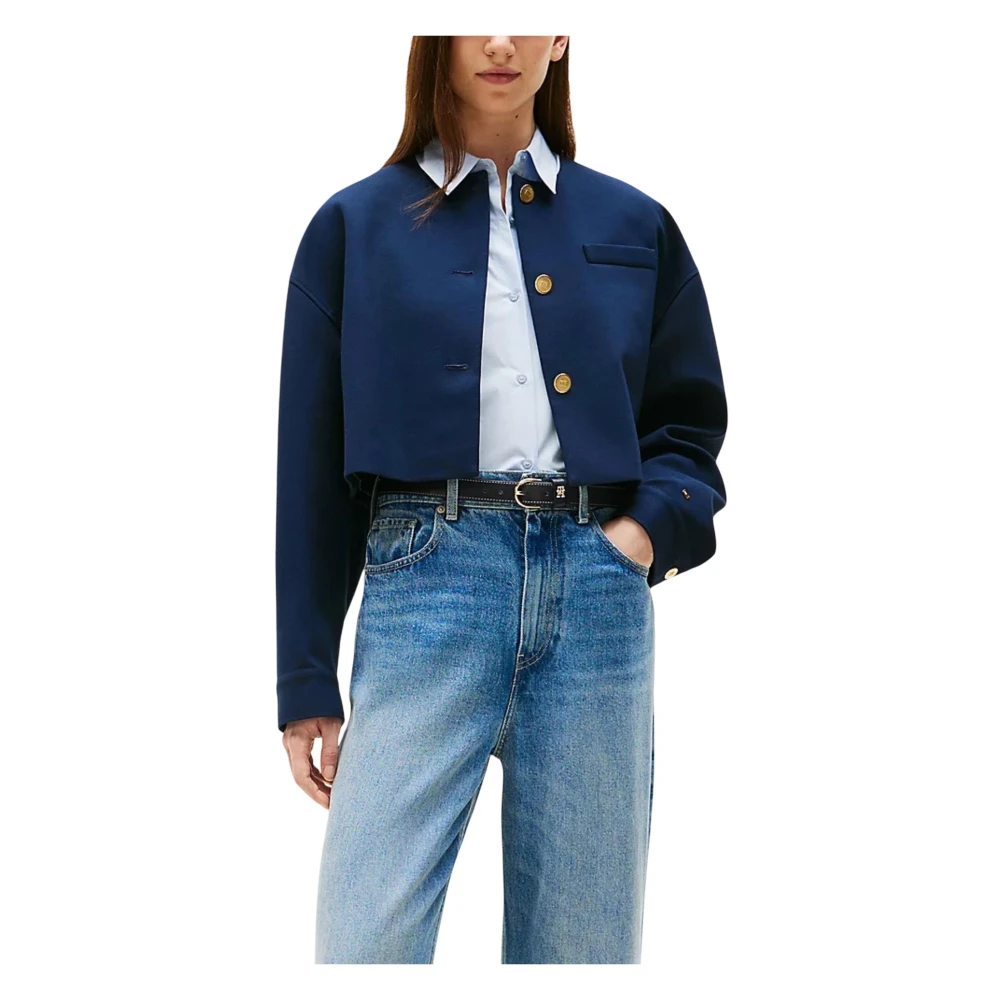 Tommy Hilfiger Blue Viscose Blazer - 36 EU - Image 2