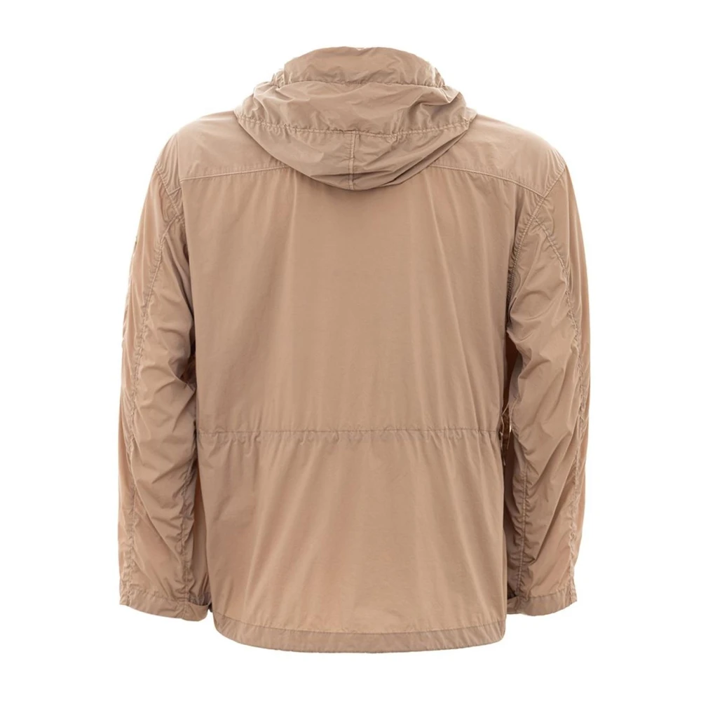 C.P. Company Beige Goggle Jas voor Mannen Beige Heren