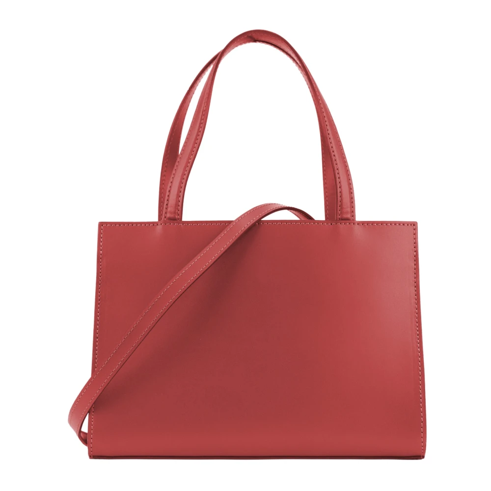 Tosca Blu Dames Schoudertas Magnetische Knoop Rits Red Dames