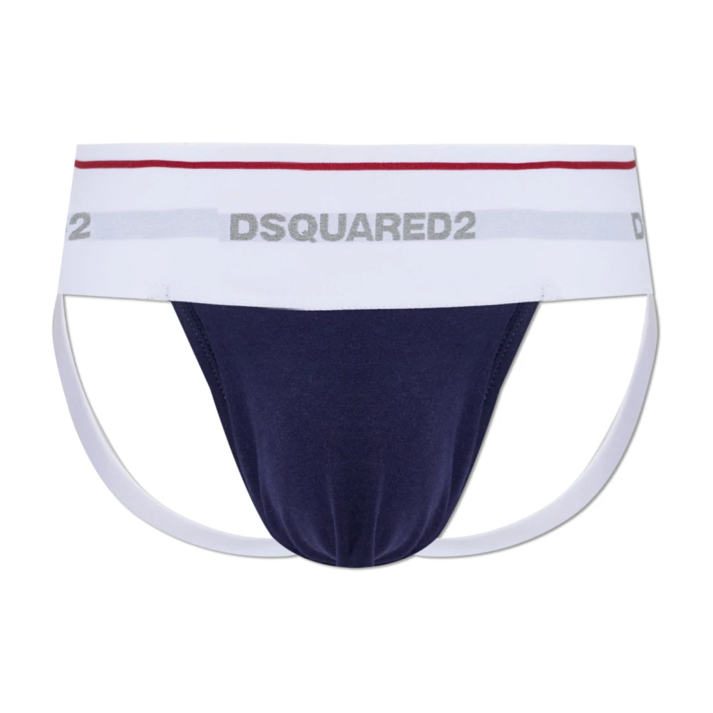 Dsquared2 Mannelijk Blauw Ondergoed Heren, Xl, Logo Briefs
