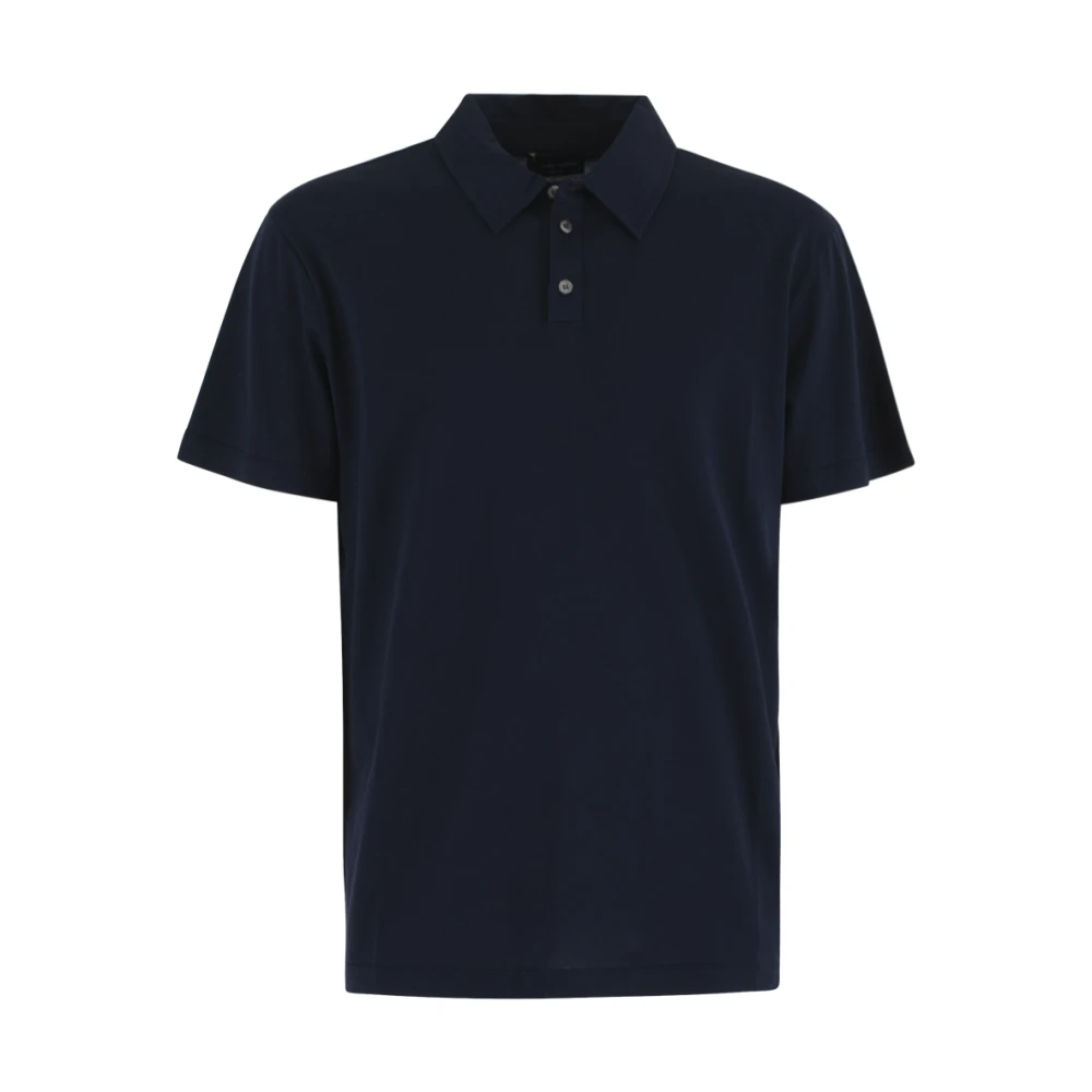 Roberto Collina Blauwe Jersey T-shirts en Polos Blue Heren