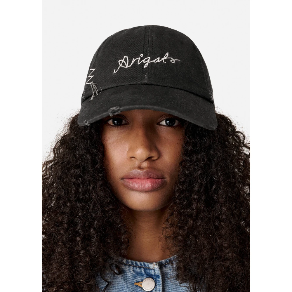 Axel Arigato Seam Distressed Cap Black Unisex