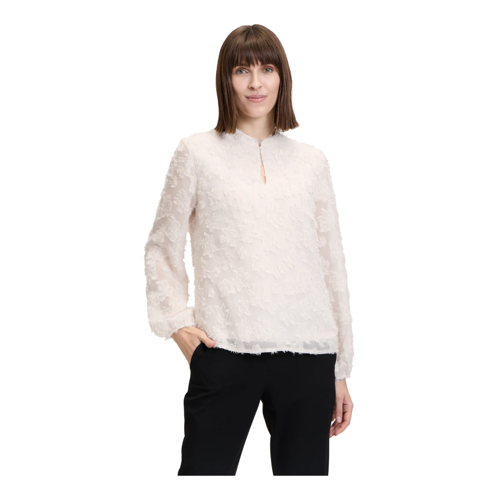Betty & Co Blouse met patroon Beige Dames