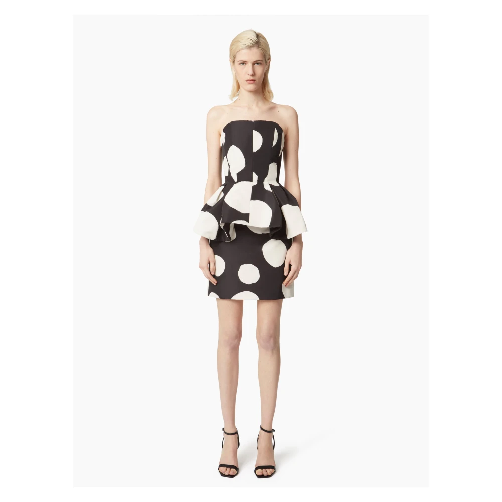Nina Ricci Bustier Mini-Jurk MET Black Dames