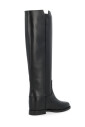 black-leather-boot-with-faceted-metal-v