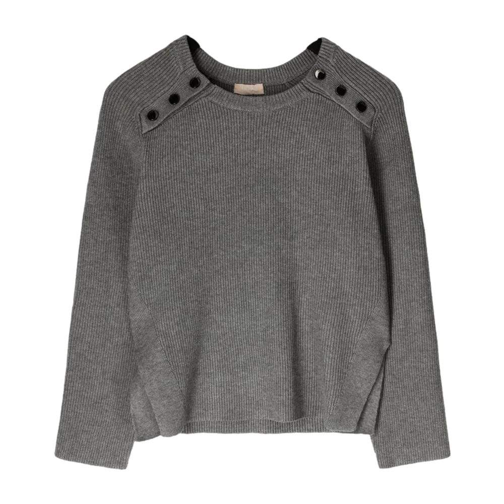 Liu Jo Damen Grau Strickwaren, Sgröße: