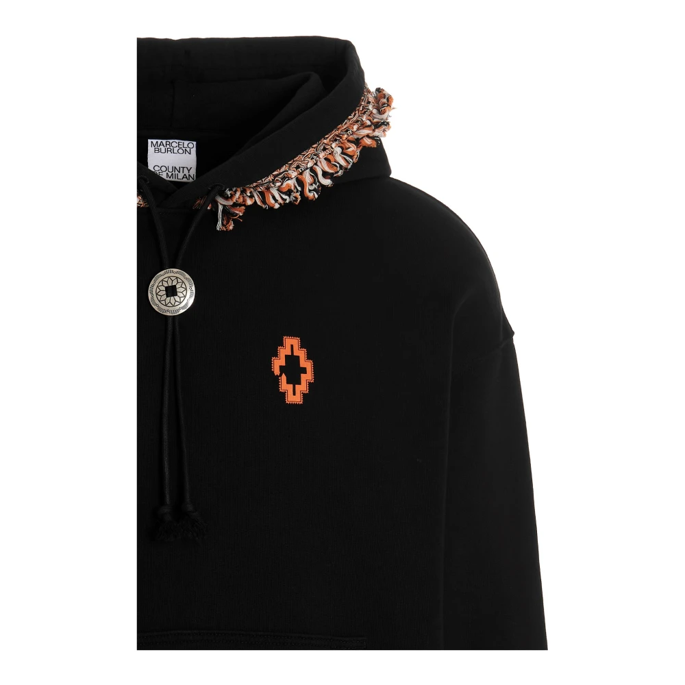 Marcelo Burlon Stijlvolle Sweatshirt Black Heren